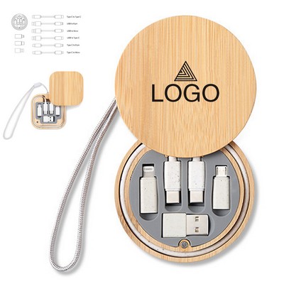 Multi USB Adapter Kit With Bamboo Storage Box