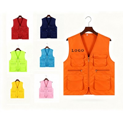 Outdoor Utility Vest with Pockets