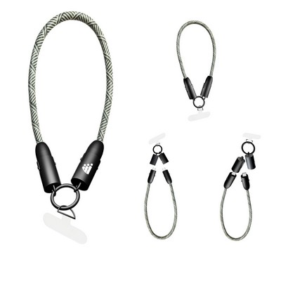 2-in-1 Phone Strap with Braided USB-C Cable