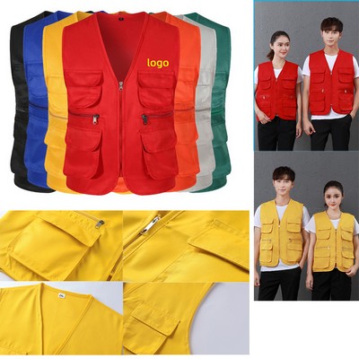 Multi-Pocket Work Clothes