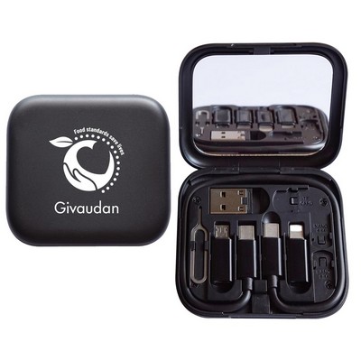 USB C-to-C Charging Cable Adapter Kit with Mirror