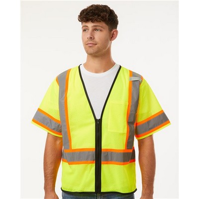 Kishigo® Unisex Class 3 Mesh Zippered Vest