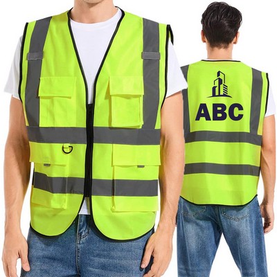 Construction Workers Safety Vest – Knitted Fabric