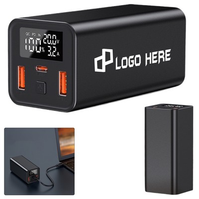 20000Mah 65W Fast Charge Power Bank W/ Display