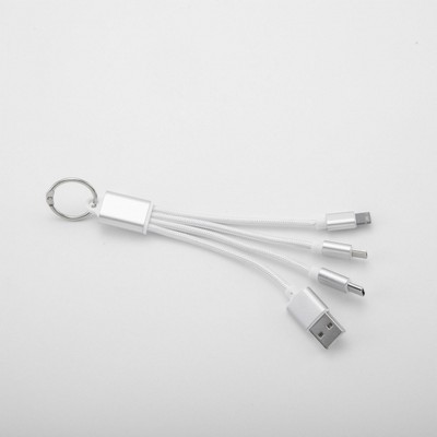 3-in-1 Keychain Charging Cable
