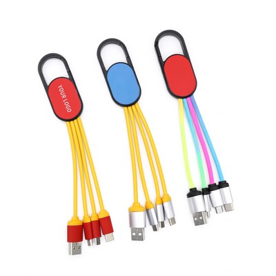 4-in-1 Keychain Charging Cable