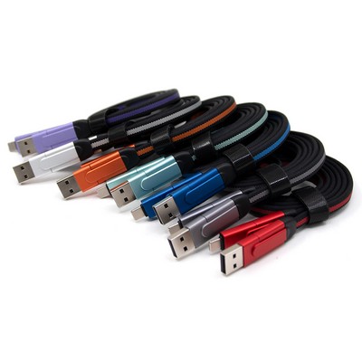 6" 1 Aluminum Alloy 3a Fast Charge Cable