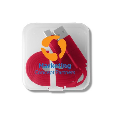 XL Multi Charging Cable In Storage Case