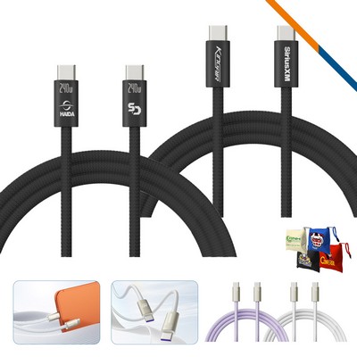 ZinCharge 240W Fast Charging Data Transfer Cable