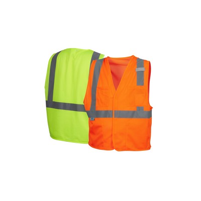 Pyramex Type R Class 2 Hi-Vis Hook and Loop Safety Vest