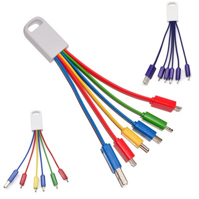 5-in-1 Multifunctional Noodle USB Charging Cable