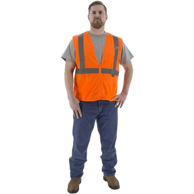 Majestic 75-3202 Hi-Viz Mesh Vest, ANSI 2