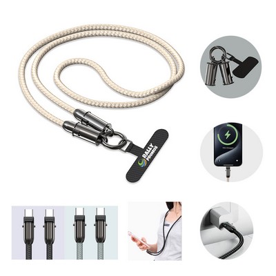 Fast Charging Cable Lanyard Chain For Phone